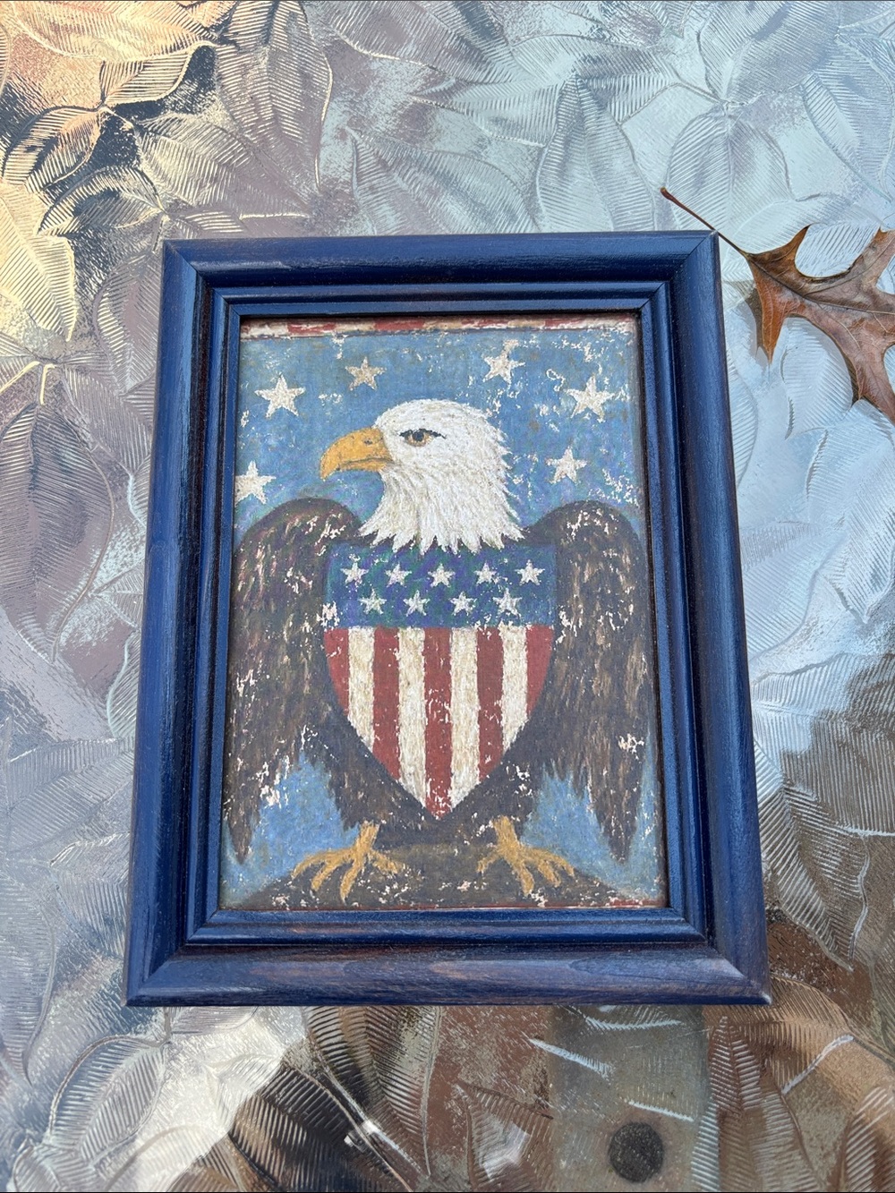 Patriotic Bald Eagle Framed Print